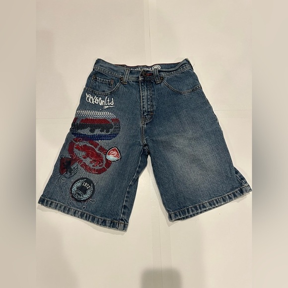Ecko Unlimited Other - Ecko Unltd Jean Denim Shorts Youth Kids 10 Y2K